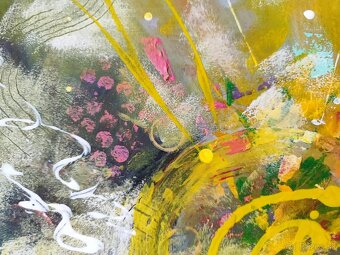 Ručne maľovaný obraz akryl - 3