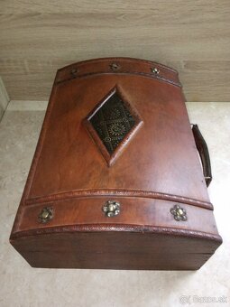 Príbor v drevenej truhlici + sada nožov - 3