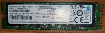 Predam pouzivane disky M.2 256GB - 3
