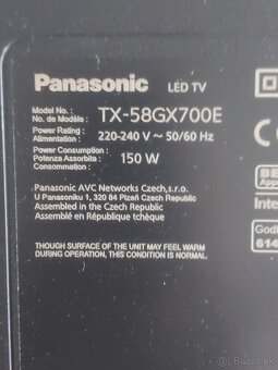 Panasonic TX58GX700E Samrt 4K - 3