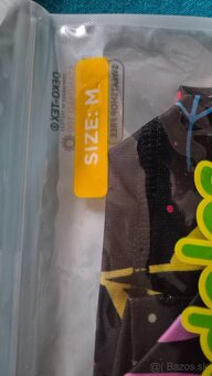 Vesele športové kraťasy Neonové kvety M - 3
