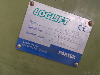 hydraulicka ruka Palfinger Loglift 61Z71 lesovoz kovošrot - 3