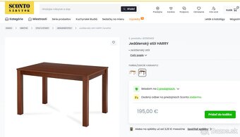 Jedálenský stôl 120x75 (1 rok pouzivany) - 3