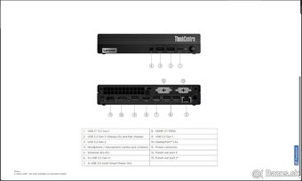 Lenovo ThinkCentre M70q Gen4 - Intel Core i5-13400T-4,40GHz - 3