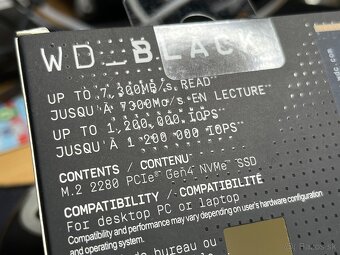 WD 2TB Black SN850X NVMe - 3
