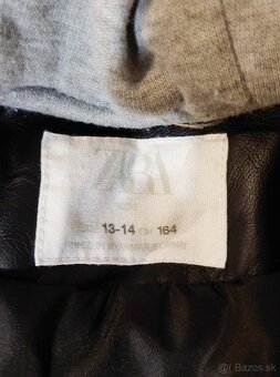 Detska chlapcenska kozena bunda ZARA vel 164 - 3