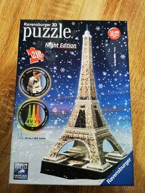 3D puzzle Eiffelova veža - 3