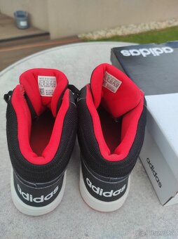 Adidas Hoops 2.0 Mid - červené. Veľkosť 39 a 1/3 - 3