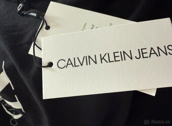 Čierne tričkové minišaty Calvin Klein nové s visačkami - 3
