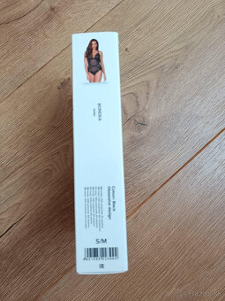 Cierne cipkovane body S/M - 3