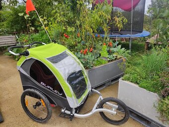 Predám detský zelený cyklovozík BURLEY D'LITE - 3