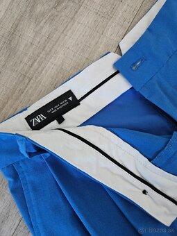 Modré nohavice Zara - 3