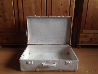 Retro drevený  kufor - 3