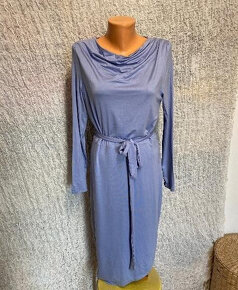 nové modrofialové elastické šaty Clara Paris veľ. M - 3