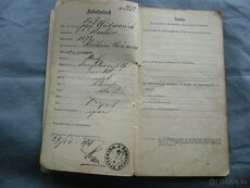 Pracovná knižka - Arbeitsbuch 1890 - 3