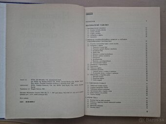 Predam Matematicke fyzikalne a chemicke tabulky pre SS - 3