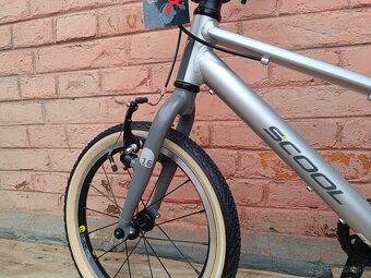 Nový detský bicykel SCool Limited Edition 16" silver - 3