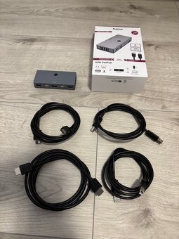 KVM Hama ( HDMI + USB ) prepínač pre nap. PC + Mac - 3