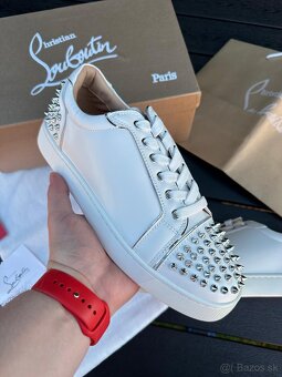 Christian Louboutin white komplet balenie. - 3