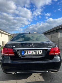 Mercedes E350 BlueTEC 4x4, biela koža, výbava, 185kW - 3