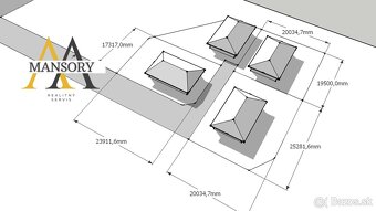 NA PREDAJ, 2104m2 pozemok v centre mesta Bytča - 3