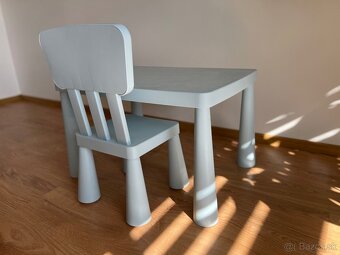 Stôl+stolička Ikea Mammut - 3