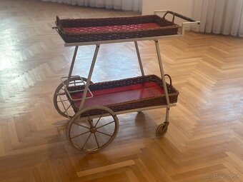 Predám secesný barový vozík - 3