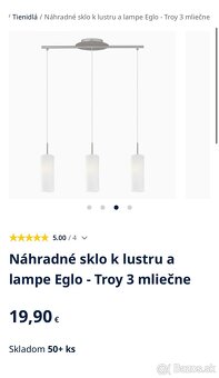 Eglo Troy 3 náhradné sklo - 3