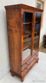 Vitrina / knižnica Biedermeier - 3