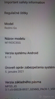 Mobilný telefon Redmi Go v dobrom stave - 3