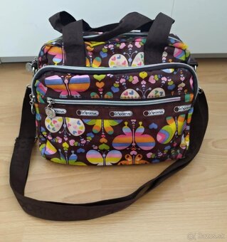 Dámska hnedá kabelka crossbody (LeSportsac) - 3