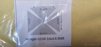 Plachta na slnečník 3,5x3,5m - 3