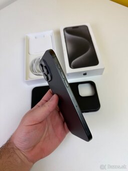 Predam vymenim Iphone 15 Pro Max 256GB čierny - 3