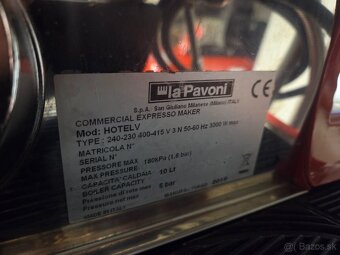 Kávovar La Pavoni HotelV - 3