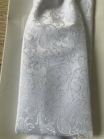 svadobná kravata a vreckovka - 3