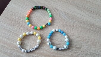 Handmade naramky s napismi - 3