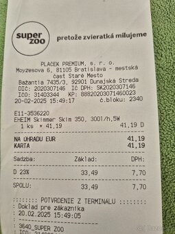 Eheim Skim 350 hladinový zberač nečistôt - 3