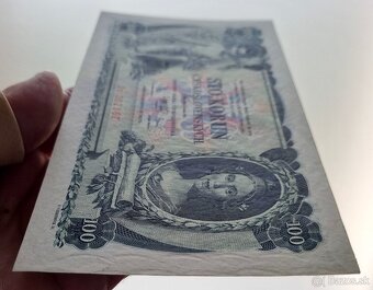 100 Kč 1931 séria Jc neperforovaná, UNC - 3