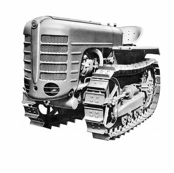 Pásový malotraktor. - 3