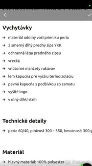 Nová zimná páperová bunda Kari Traa veľ. L - 3