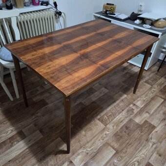 Retro rozkladací jedálenský stôl - 3