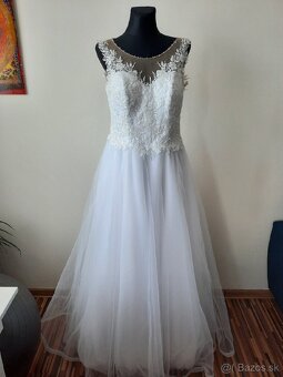 Svadobne šaty veľ.40-42 - 3
