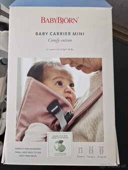 Baby Bjorn nosič MINI Cotton - 3