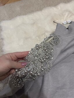 Dámsky sivý sveter - 3