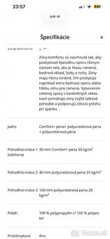 JYSK 90x200 dva kusy - 3