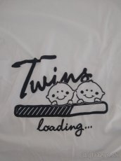 tehotenské tričko dvojčatá - 3