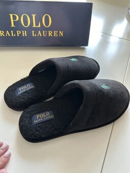 Papuče Polo Ralph Lauren - čierne, PC: 90 eur - 3
