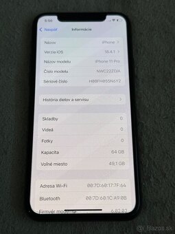Predám Apple iPhone 11 PRO 64GB Stav nového telefónu - 3