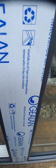 Dvojdielne balkonove dvere 150 x 207 trojsklo 48 mm antracit - 3