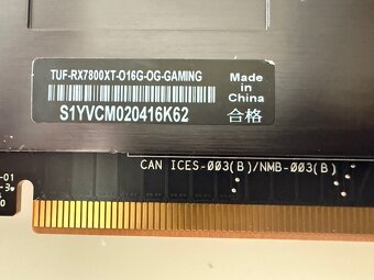 Asus Tuf RX7800XT 16gb - 3